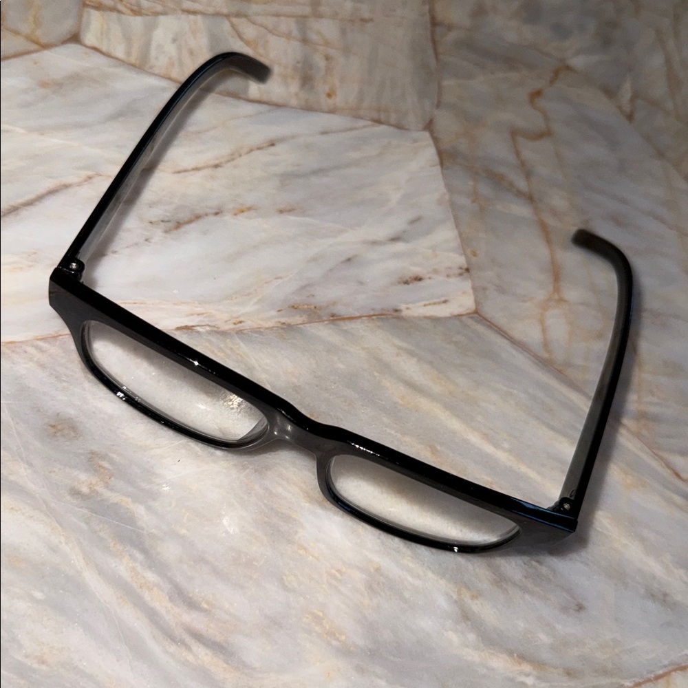 Black Rectangular Eyeglasses - image 2